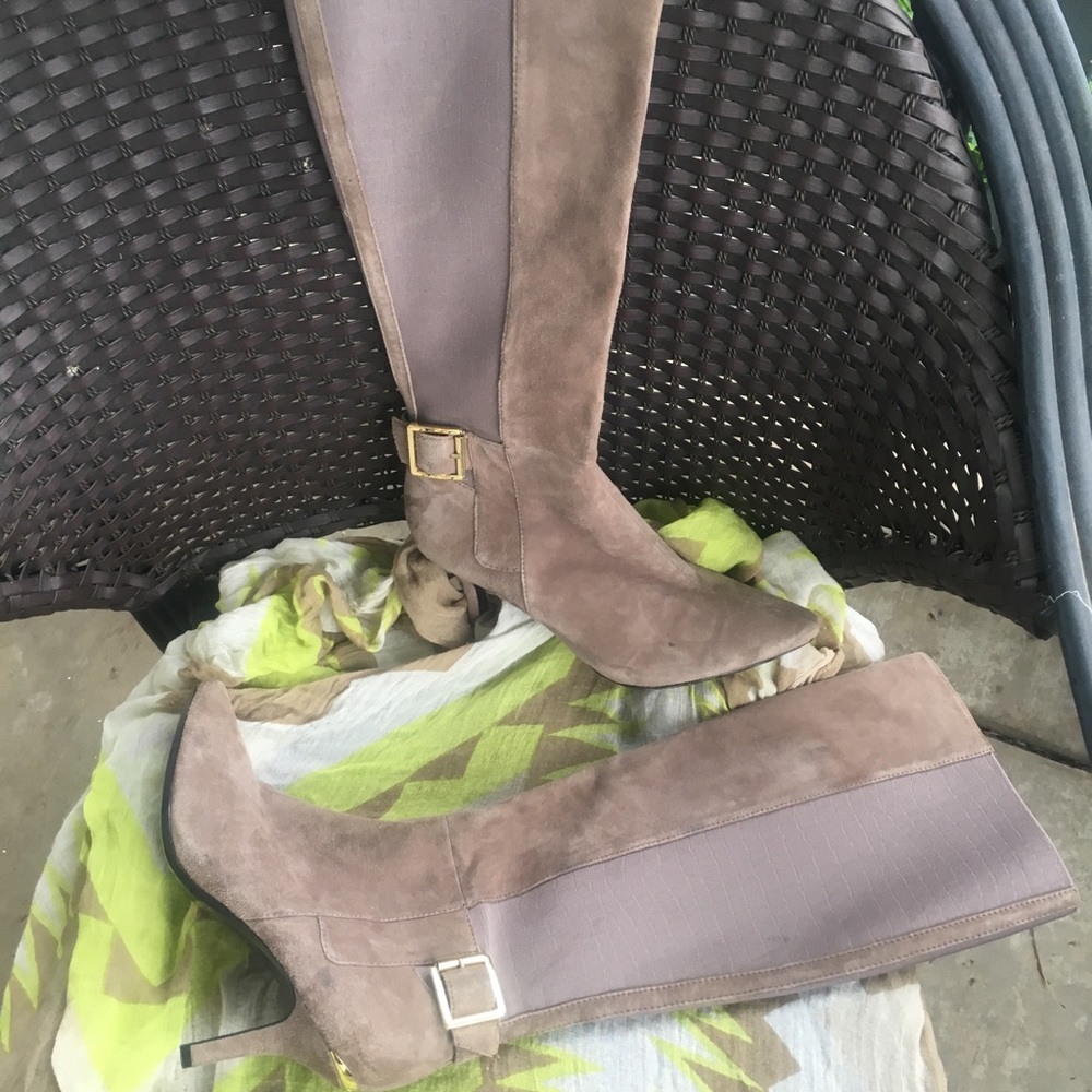 Knee Suede Boots